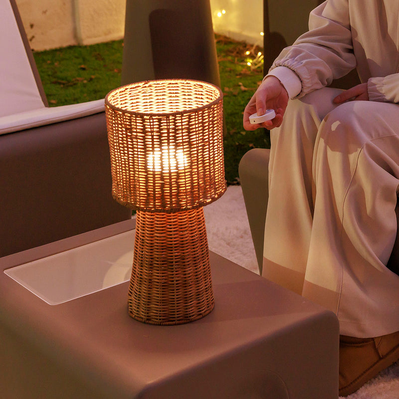 Lampe à poser Grace 40 Nature en fibres naturelles
