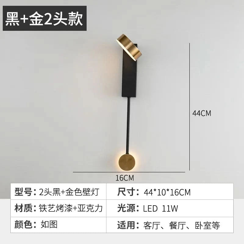 Applique murale Led nordique moderne et minimaliste | Designix - Luminaire - https://designix.fr