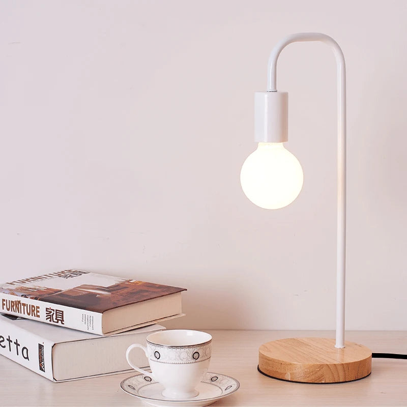 Lampe de Bureau Vintage | Esprit Rétro | Designix - Lampe de chevet Blanc Blanc Froid  - https://designix.fr/