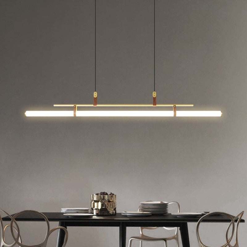 lustre-spot | Designix - Lustre Or 51 x 115 cm - https://designix.fr