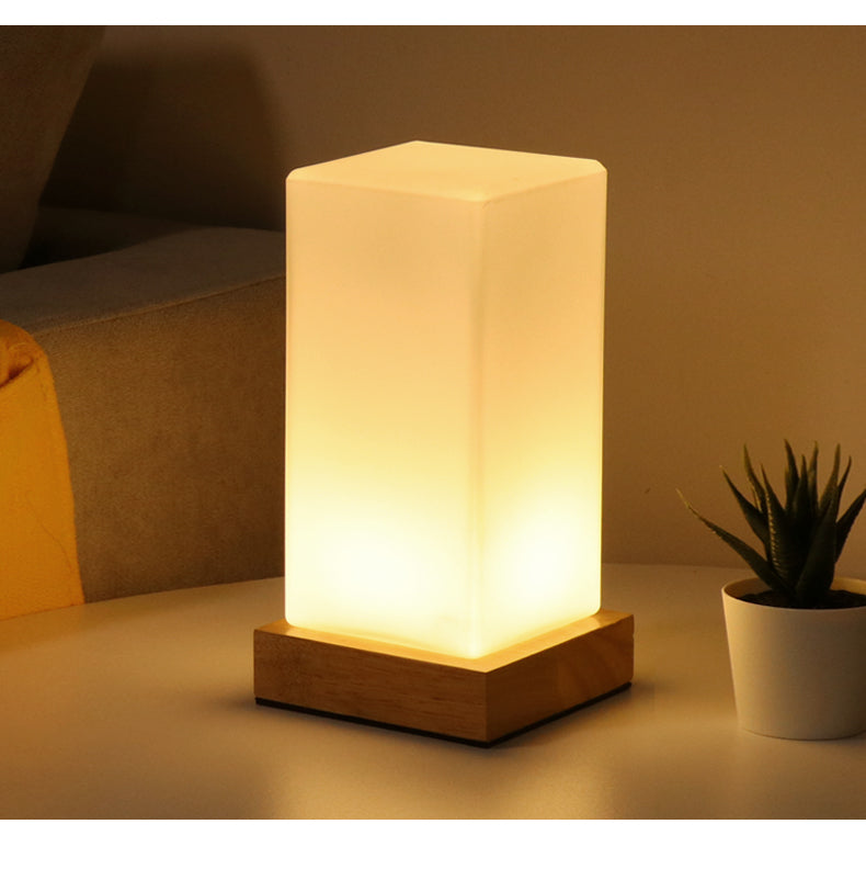 Lampe de Chevet Veilleuse Carré | Douceur Luminique | Designix - Lampe de chevet Rectangle | 23x10cm   - https://designix.fr/