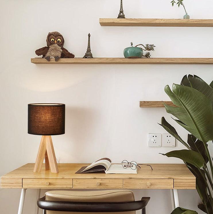 Lampe de Table Bois | Sérénité Naturelle | Designix - Lampe de chevet    - https://designix.fr/