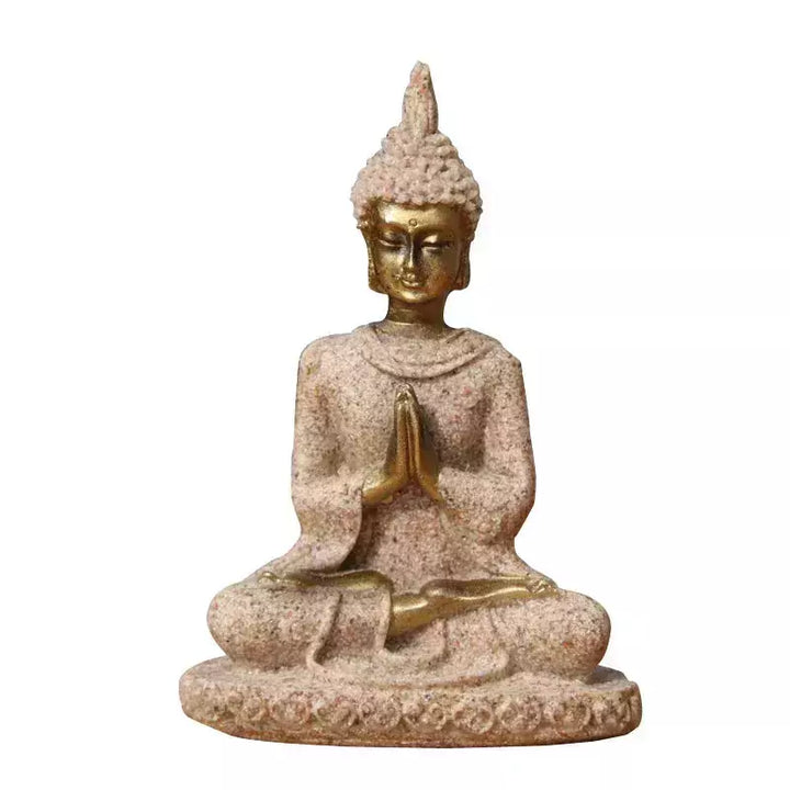 VILEAD 11 Style Nature Sandstone Buddha Statue Thailand Buddha Figurine Hindu Fengshui Sculpture Meditation Miniature Home Decor | Designix -     - https://designix.fr/