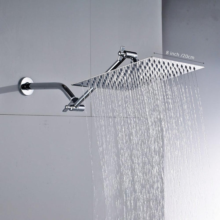 pommeau de douche amovible | Designix - Pommeau de Douche 20 cm   - https://designix.fr/