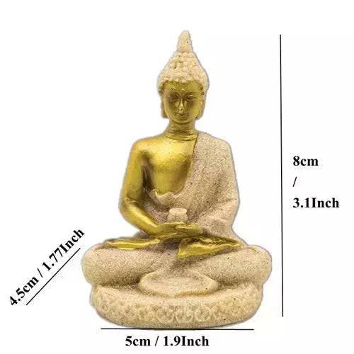 VILEAD 11 Style Nature Sandstone Buddha Statue Thailand Buddha Figurine Hindu Fengshui Sculpture Meditation Miniature Home Decor | Designix -  Buddha 12136 As Picture  - https://designix.fr/