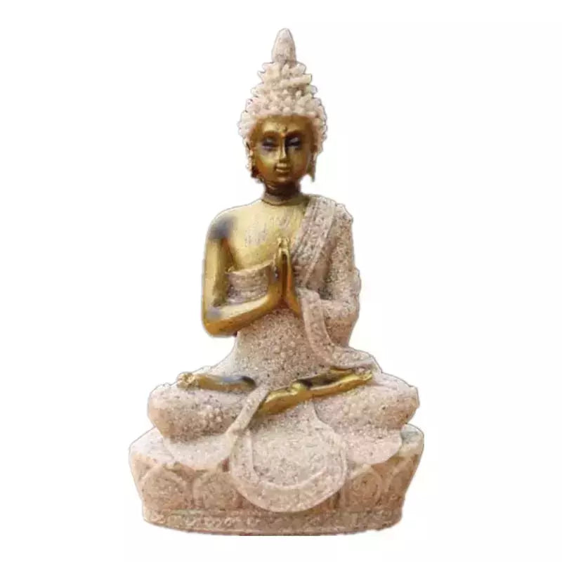 VILEAD 11 Style Nature Sandstone Buddha Statue Thailand Buddha Figurine Hindu Fengshui Sculpture Meditation Miniature Home Decor | Designix -     - https://designix.fr/