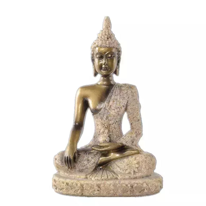 VILEAD 11 Style Nature Sandstone Buddha Statue Thailand Buddha Figurine Hindu Fengshui Sculpture Meditation Miniature Home Decor | Designix -     - https://designix.fr/