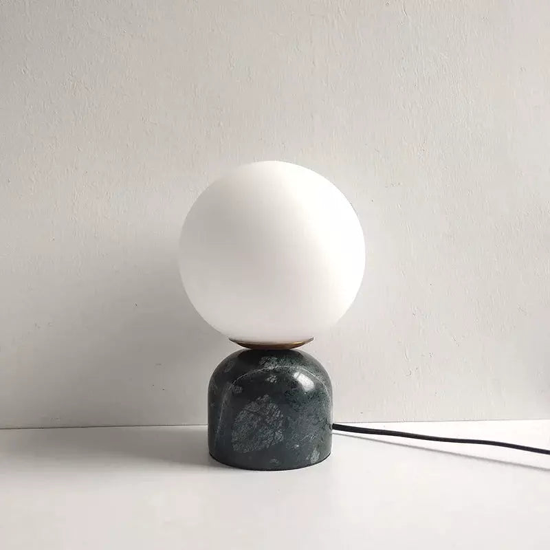 Lampe Boule à Poser Design | Sphère Minérale | Designix - Lampe de chevet    - https://designix.fr/