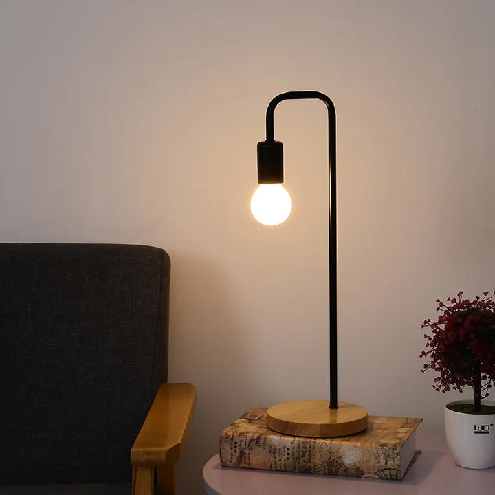 Lampe de Bureau Vintage | Esprit Rétro | Designix - Lampe de chevet Noir Blanc Froid  - https://designix.fr/