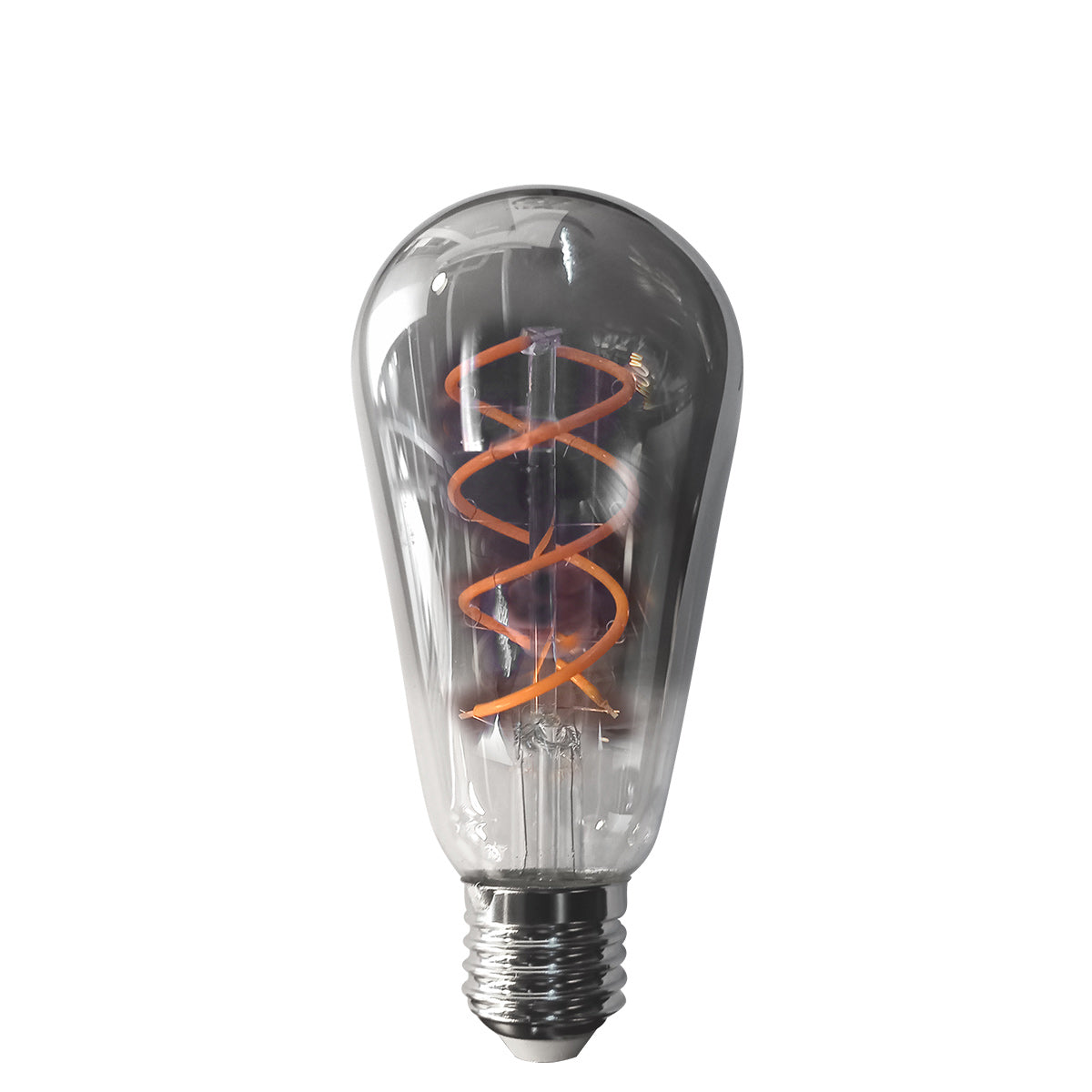 Ampoule fumée dimmable avec culot E27 140 lumens 1800 kelvins 4,5 watts