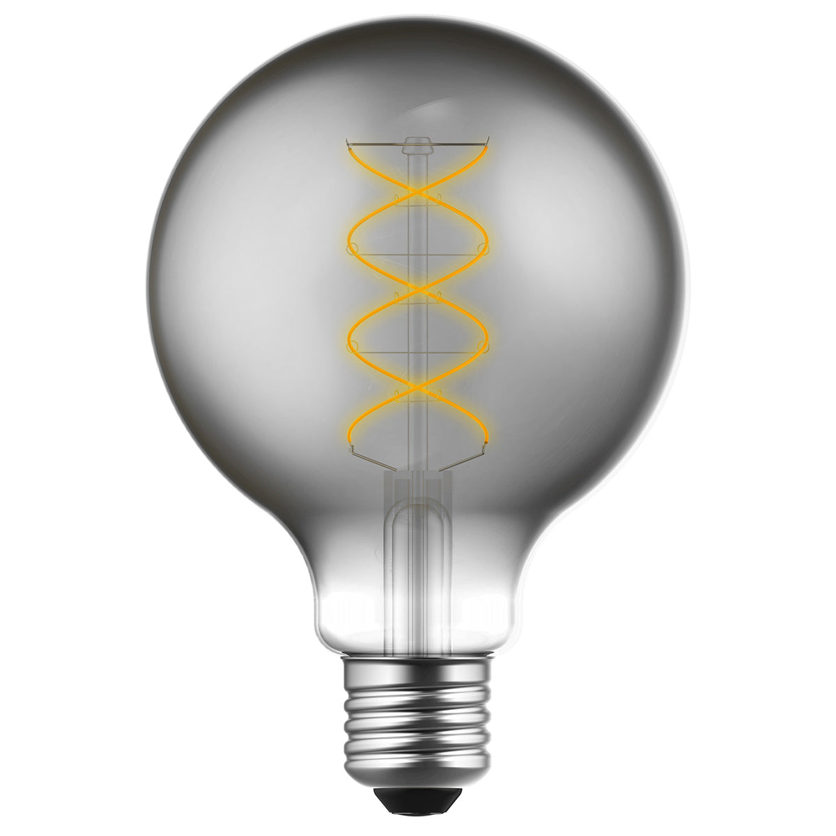 Ampoule fumée dimmable avec culot E27 140 lumens 1800 kelvins 4,5 watts