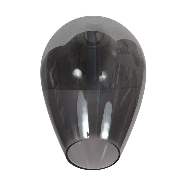 Abat-jour en verre détachable I15465S – Verre fumé fait à la main en forme de goutte pour luminaires E27