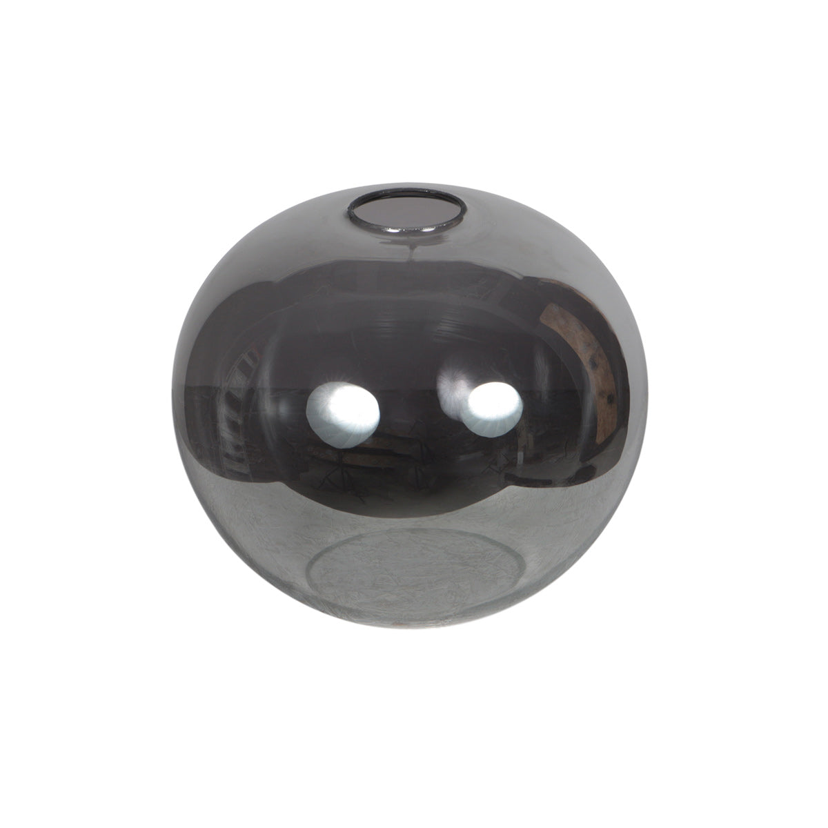 Abat-jour en verre détachable I15468S – Verre fumé fait main pour luminaires E27
