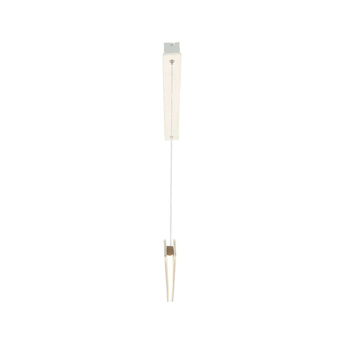 Suspension LED Ilgas, bois
