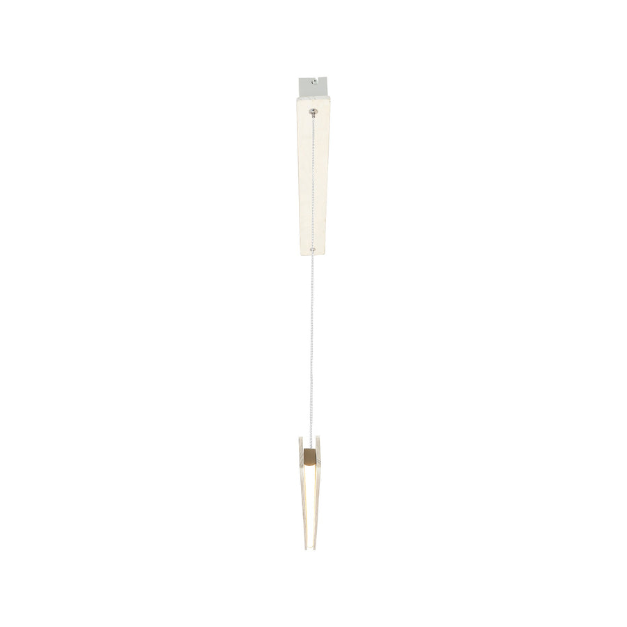 Suspension LED Ilgas, bois
