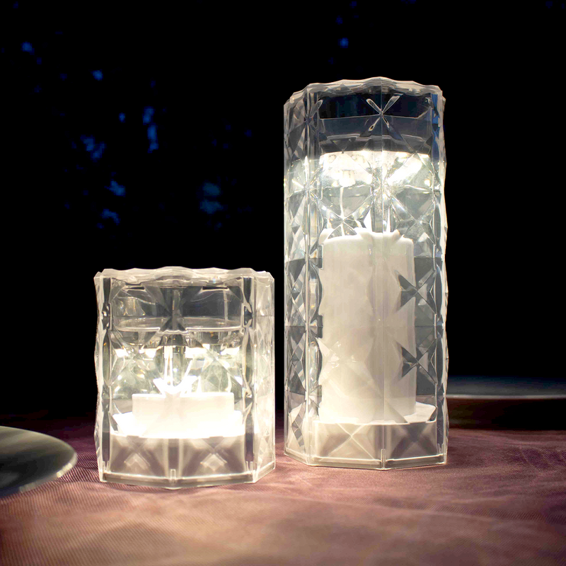 Lampe à poser Jack Lux, effet bougie