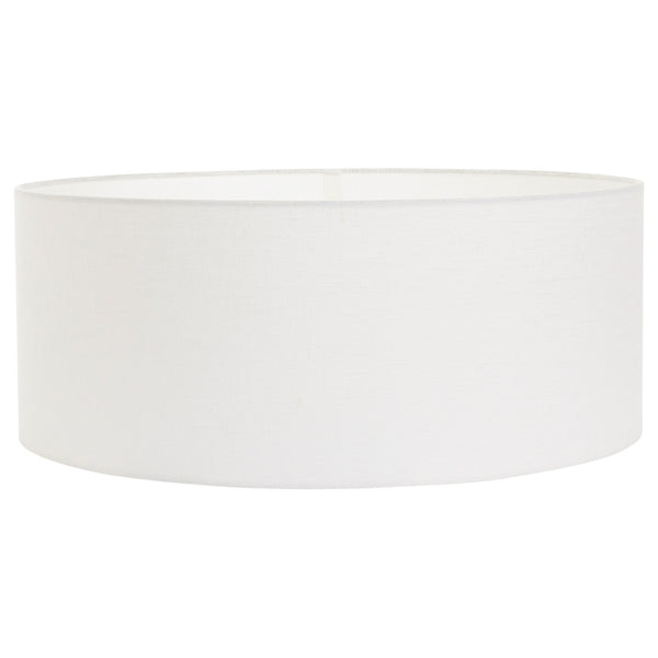 Abat-jour K1066QS blanc en lin