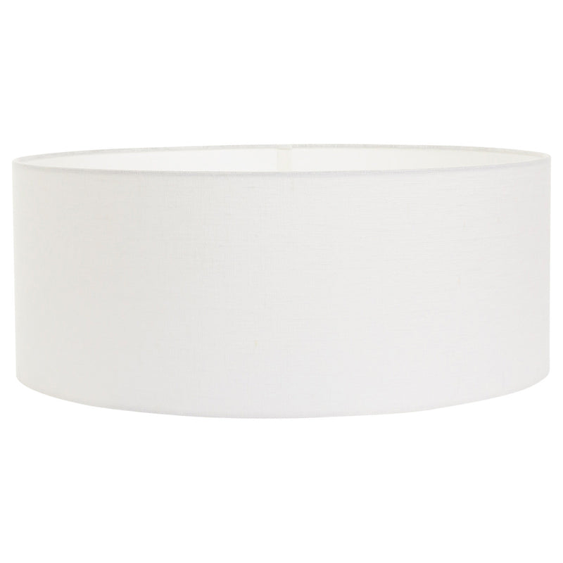 Abat-jour K1066QS blanc en lin