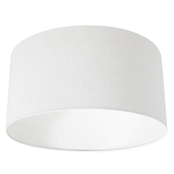 Abat-jour K1068QS en lin blanc