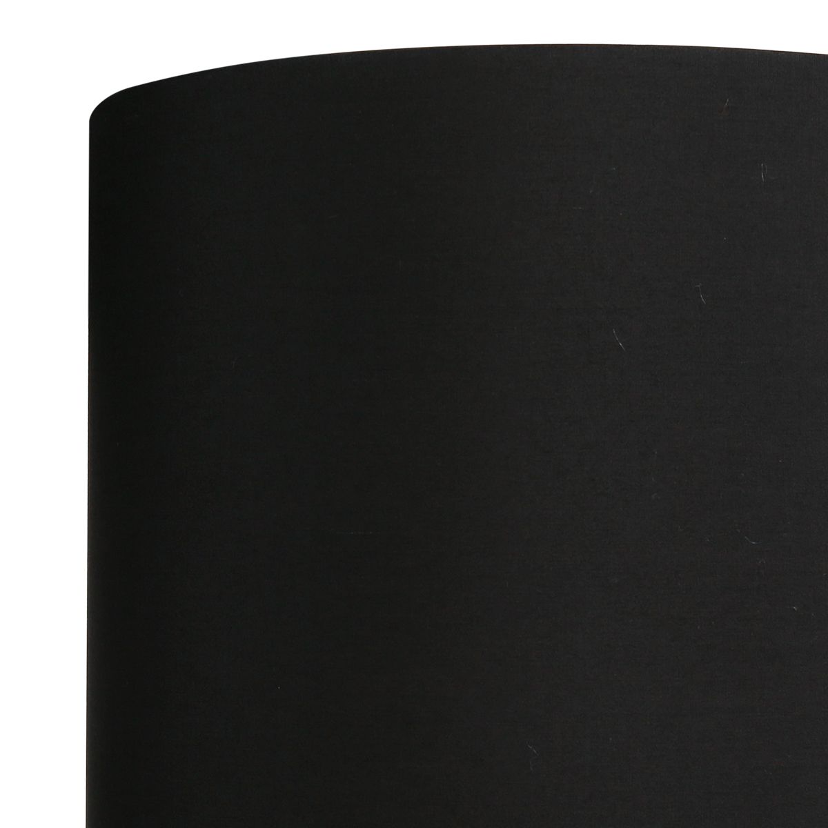 Abat-jour 30 cm rond uni noir *M*