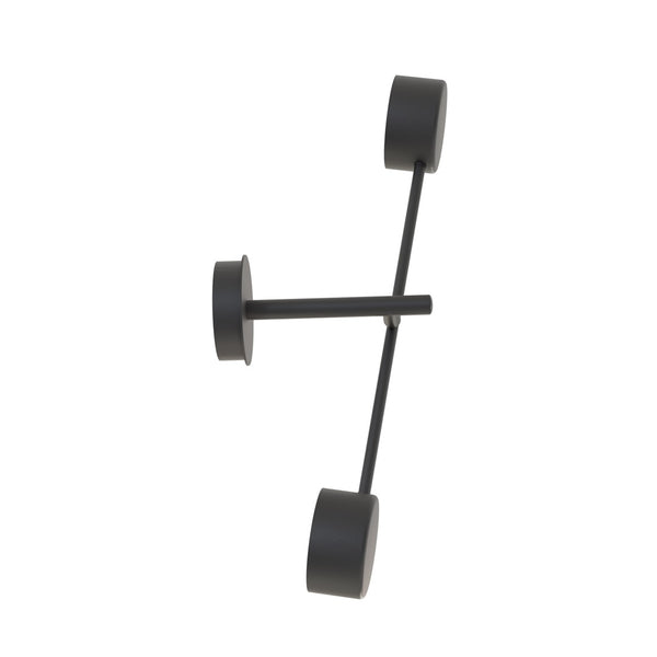 Applique murale Natsu 2 lumières noire