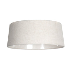 Abat-jour K2010SS - lin couleur crème avec intérieur blanc Ø48 cm