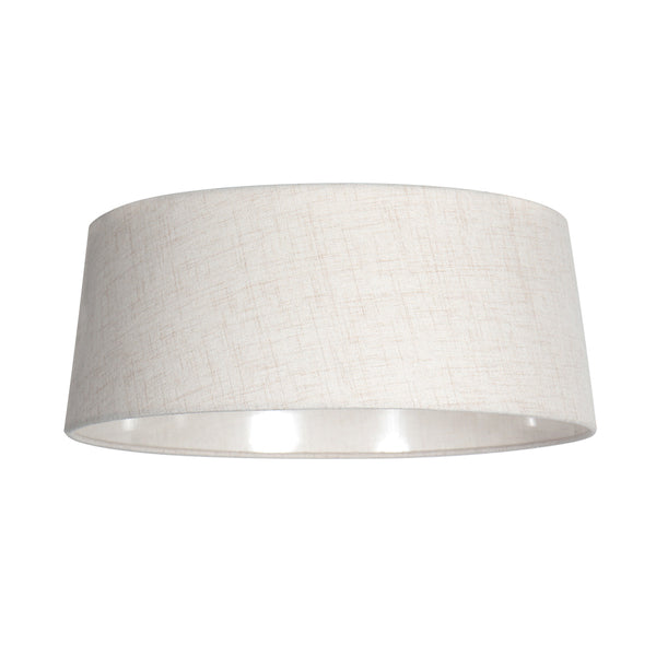 Abat-jour K2010SS – lin couleur crème avec intérieur blanc Ø48 cm