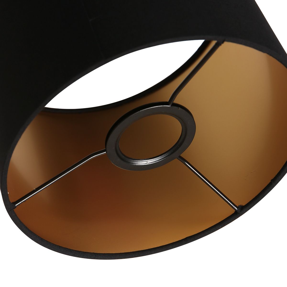 Abat-jour K26762S noir en lin