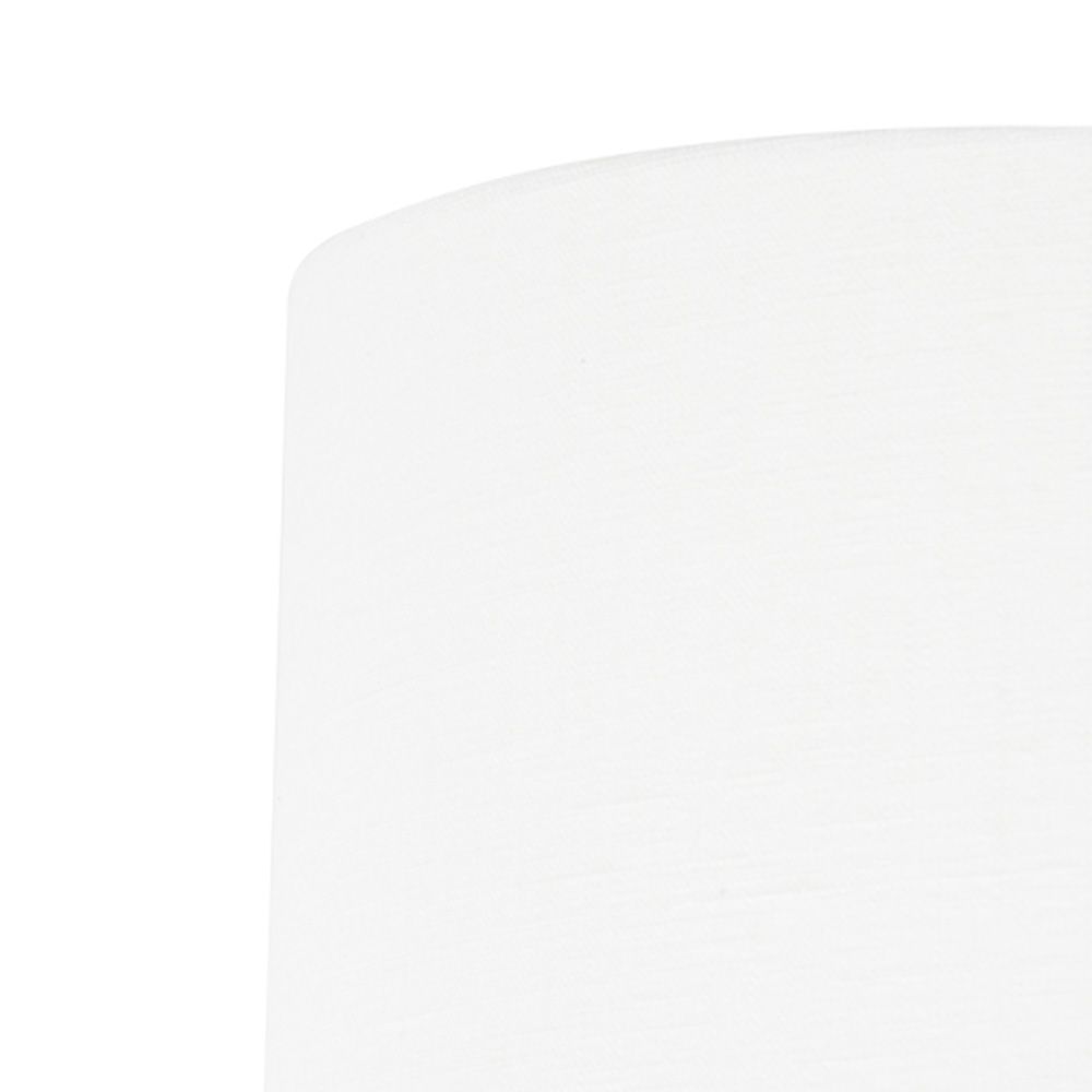 Abat-jour K7396QS en lin blanc