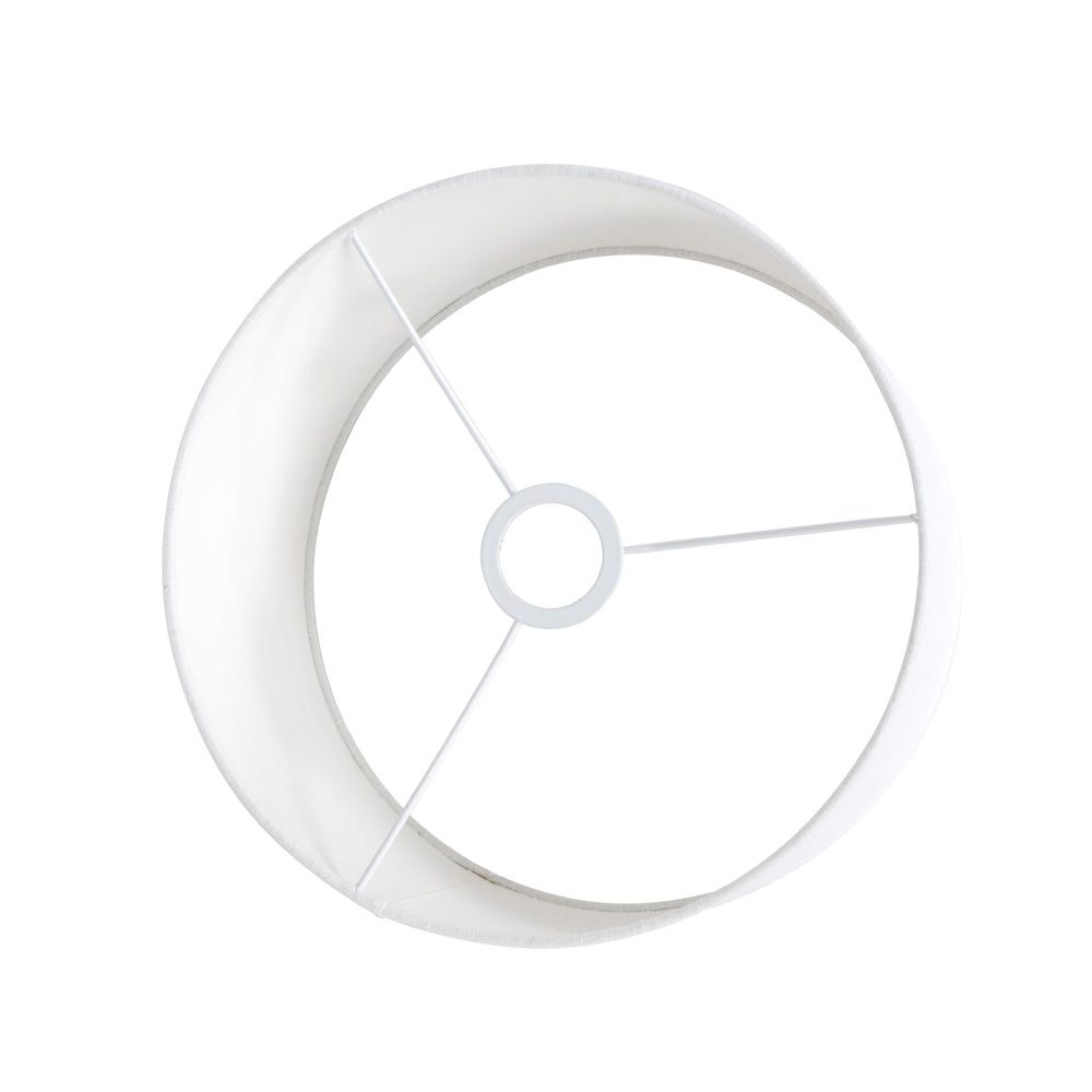 Abat-jour K7396QS en lin blanc