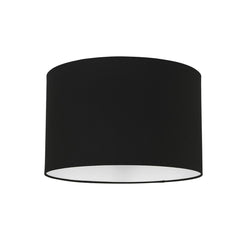 Abat-jour rond K7976SS noir en lin