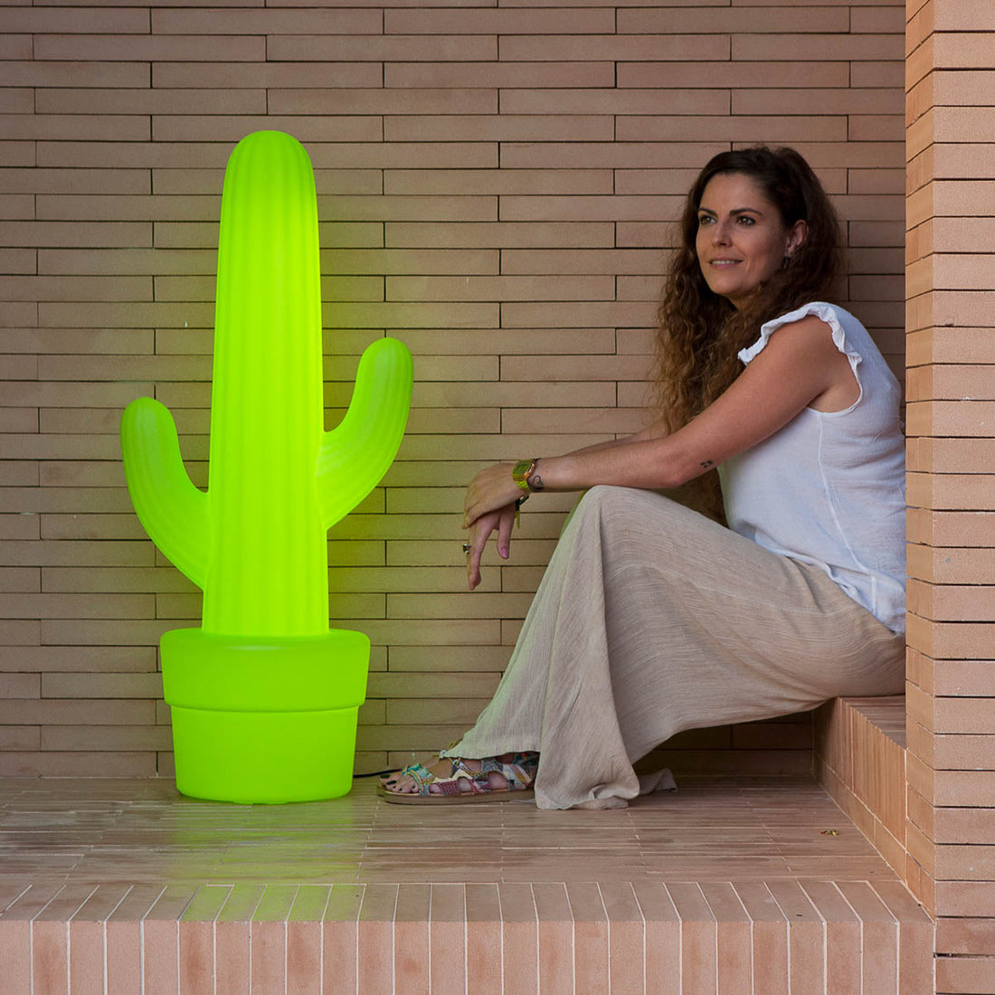 Lampadaire Kaktus en forme de cactus