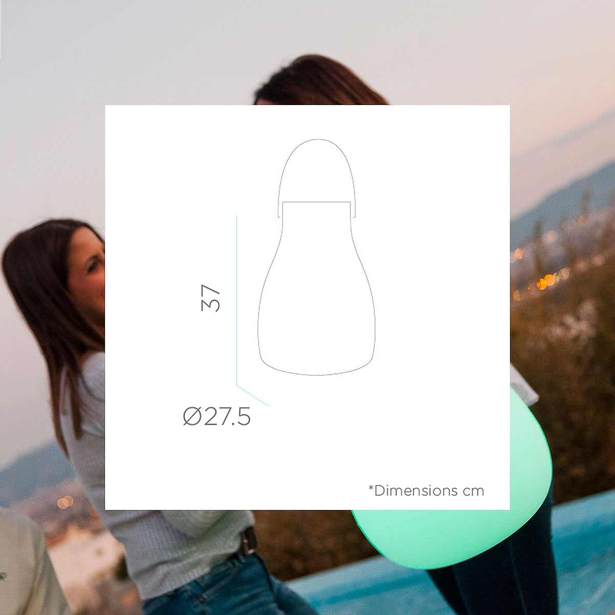 Lampe portative solaire Kurby
