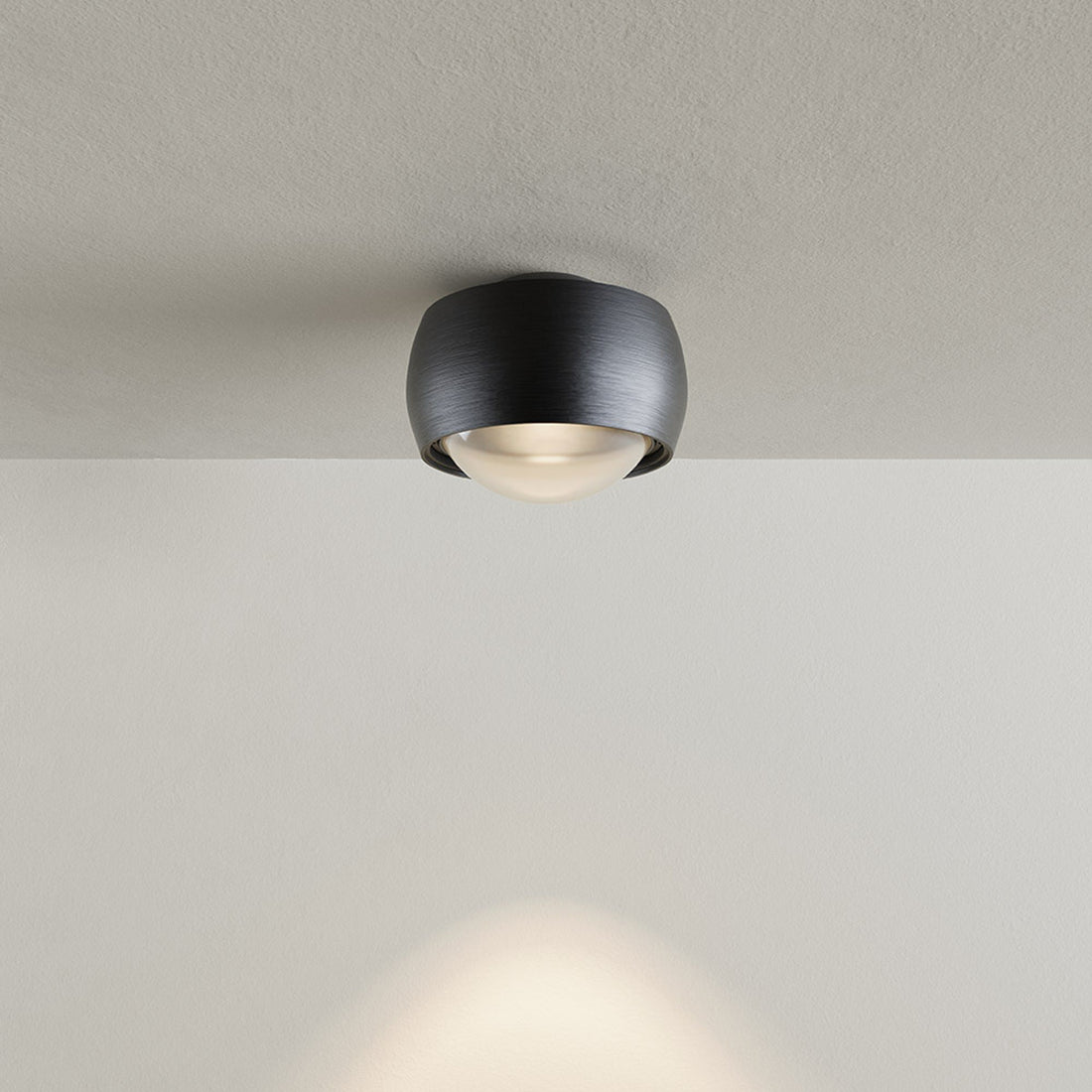 Spot plafond LED Beam avec lentille, Ø 8 cm