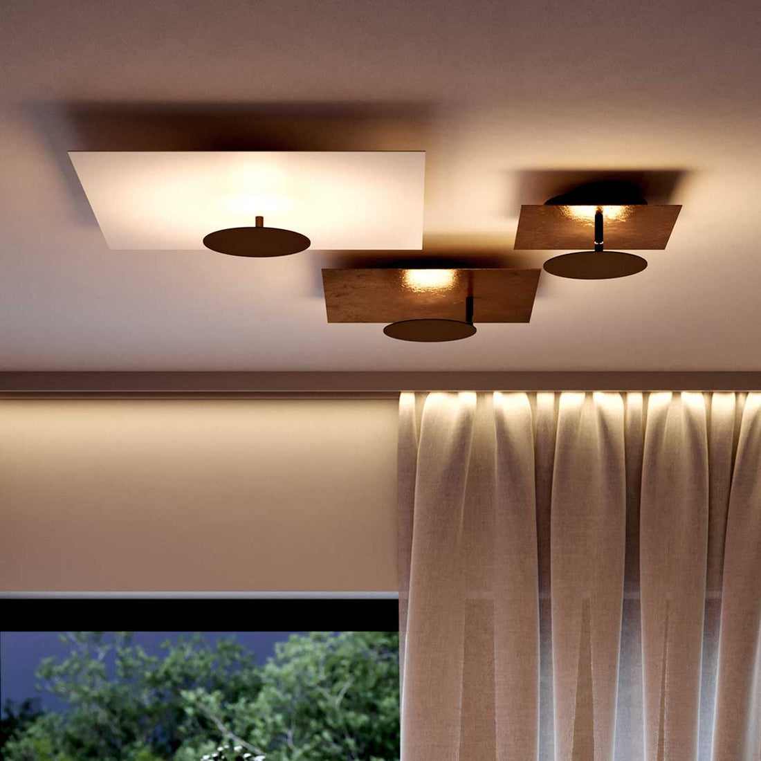 Applique et plafonnier LED Plate