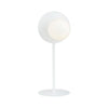 Lampe à poser Oslo blanche, verre opale