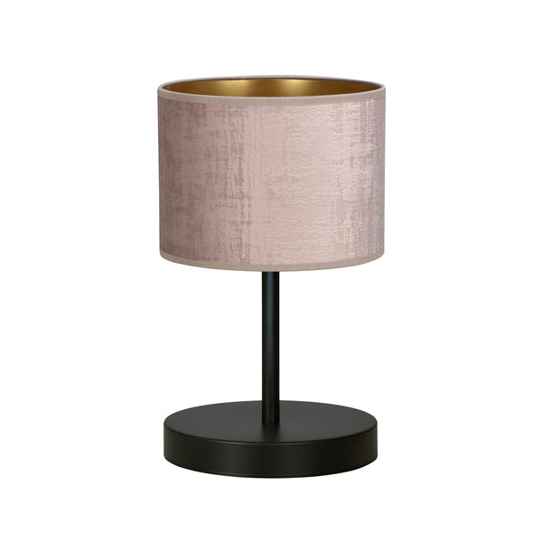 Lampe de chevet Hilde noire et rose