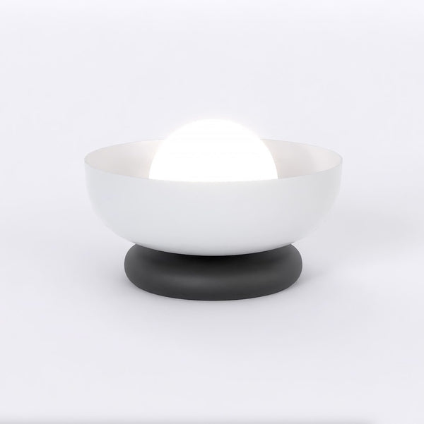 Lampe de chevet Ozzy noire et grise