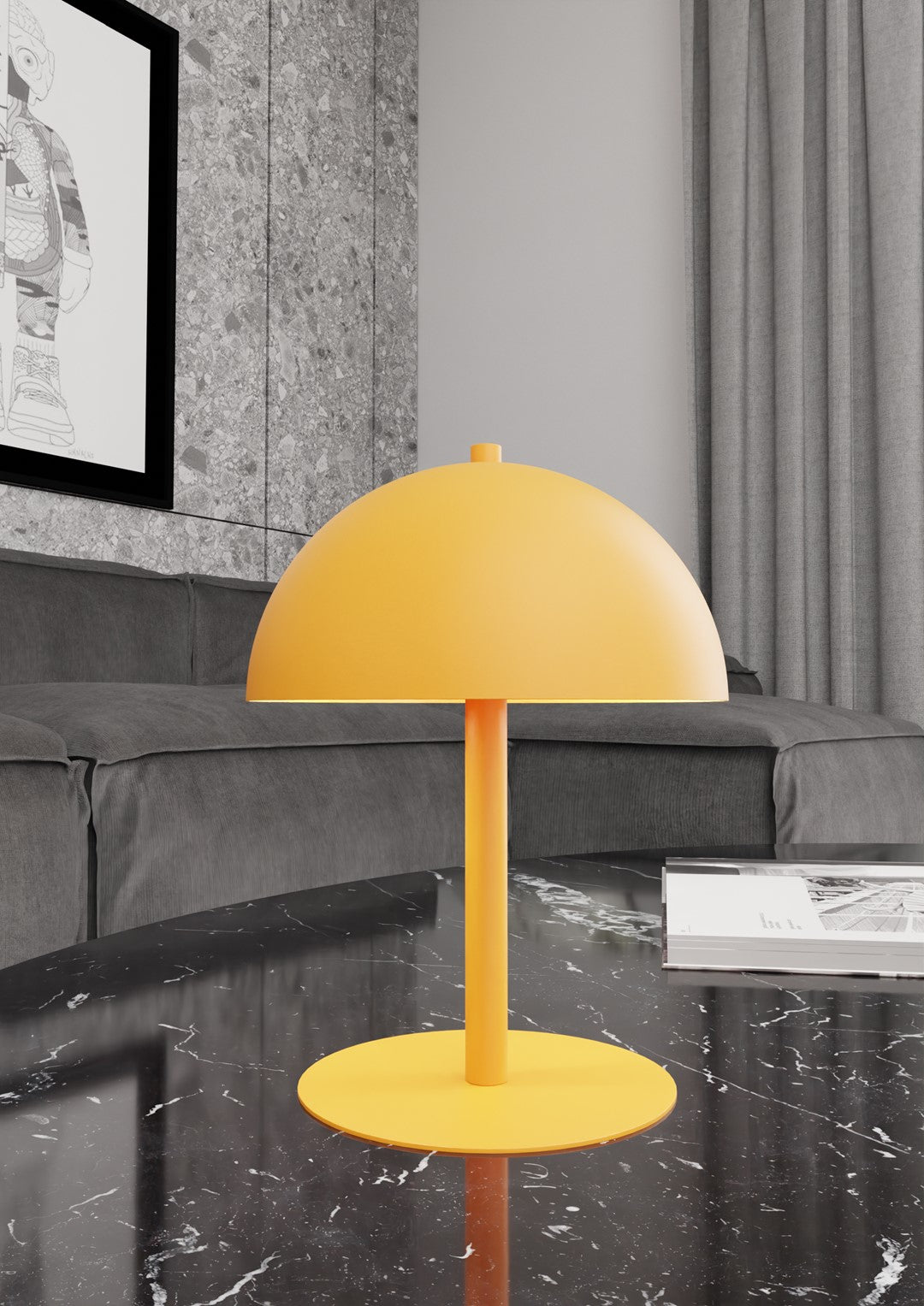 Lampe à poser Mogu orange
