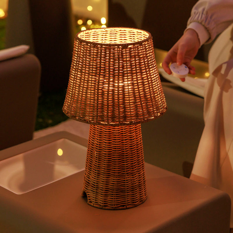 Lampe à poser Lola 40 Nature en fibres naturelles