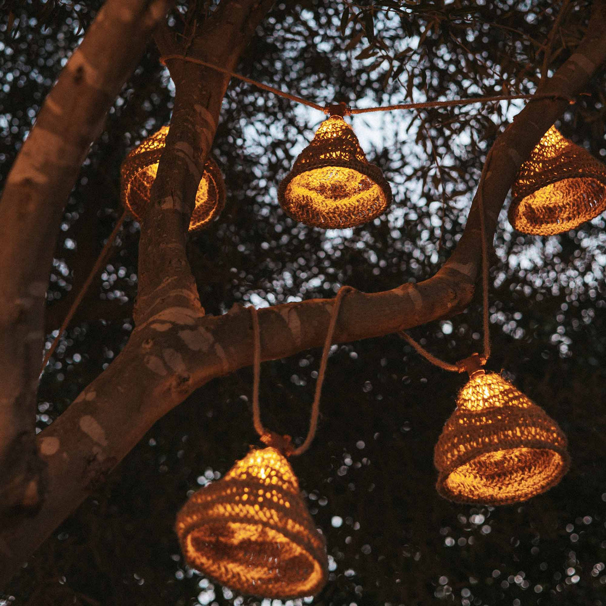 Guirlande décorative Maro, 8 m et 10 suspensions