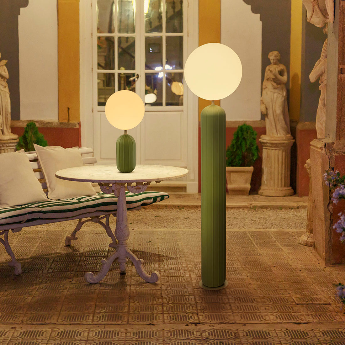 Lampadaire Mónica 150, style Art déco