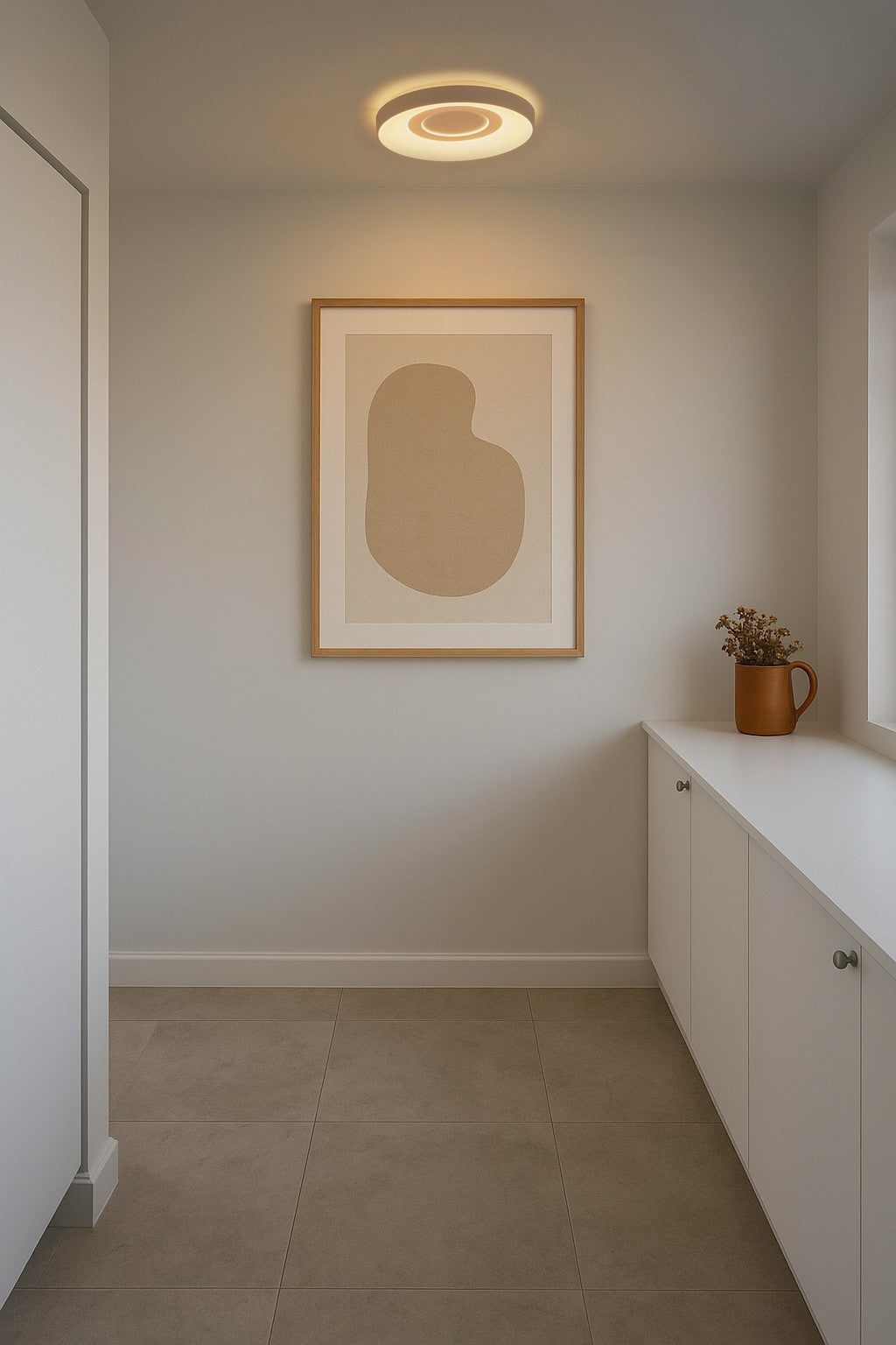 Plafonnier LED Halyna blanc