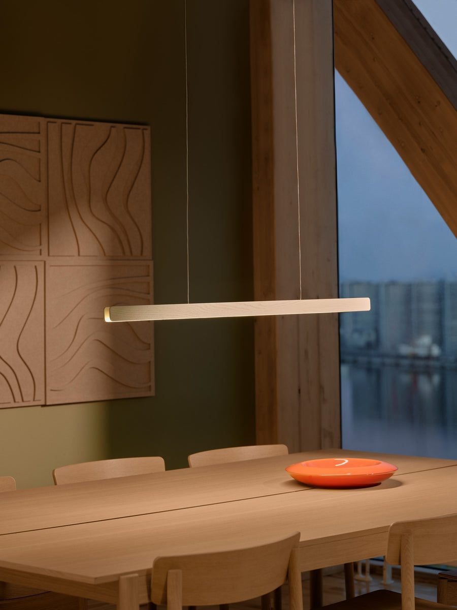 Suspension LED Ilgas, bois