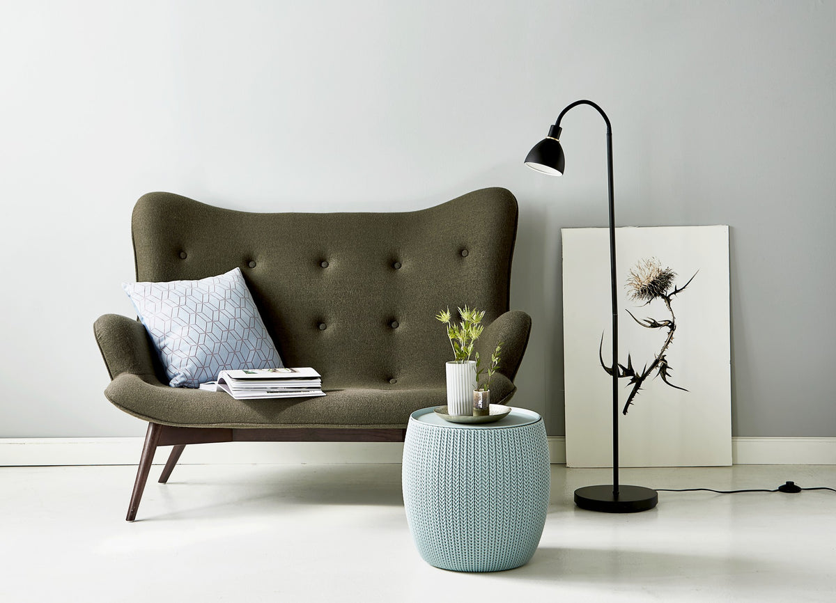 Lampadaire Ray Single, verre