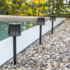 Balise solaire de jardin Gretita, lot de 4