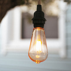 Ampoule LED filament ST64 E27 incassable, lot de 10