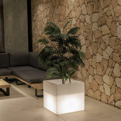 Jardinière lumineuse carrée Narciso