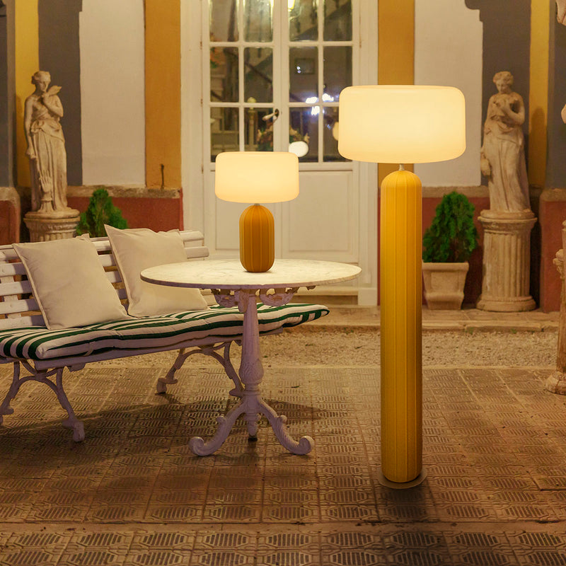 Lampadaire solaire Phoebe 140, style Art déco
