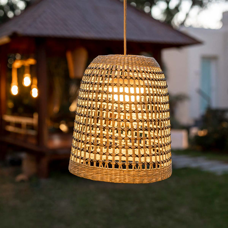Suspension sans fil Positano en fibres naturelles
